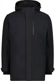 Herren Jacke MAN PARKA SNAPS HOOD, NERO, 56