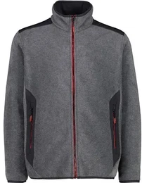 Herren Unterjacke MAN JACKET, ANTRACITE MEL., 56