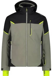 Herren Jacke MAN JACKET ZIP HOOD, KAKI, 56