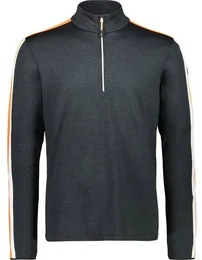 Herren Rolli MAN SWEAT, NERO MEL.-ORANGE FLUO 03UF, 56