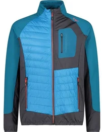 Herren Unterjacke MAN HYBRID JACKET, DANUBE, 52