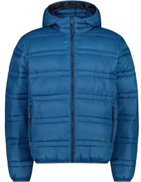 Herren Jacke MAN JACKET SNAPS HOOD, PETROL, 54