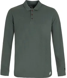 Herren Polo NXGUPWOOD longsleeve polo, Huntergreen, S
