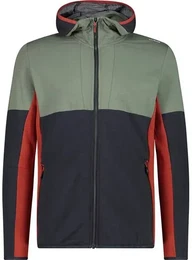 Herren Kapuzensweat MAN JACKET FIX HOOD, ANTRACITE-SALVIA, 50