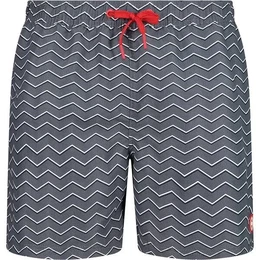 Herren Badeshorts MAN SHORTS, ANTRACITE-BIANCO, 50