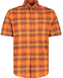 Herren Hemd MAN SHIRT, FLAME-ANTRACITE, 56