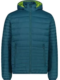 Herren Jacke MAN JACKET SNAPS HOOD, DEEP LAKE, 56