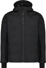 Herren Jacke MAN JACKET FIX HOOD, NERO MEL., 54