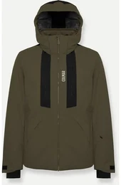 Herren Jacke MENS SKI JACKET, FOREST-BLACK, 56