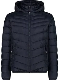 Herren Jacke MAN JACKET SNAPS HOOD, BLACK BLUE, 56