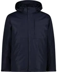 CMP Outdoorjacke MAN JACKET ZIP HOOD SCHWARZ/BLAU