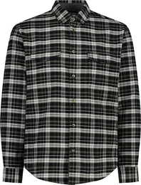 Herren Hemd MAN SHIRT, NERO-OIL GREEN, 52