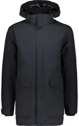 Herren Jacke MAN JACKET ZIP HOOD, Anthracite, 52