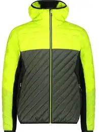 Herren Jacke MAN JACKET HYBRID FIX HOOD, ACIDO, 50
