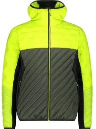Herren Jacke MAN JACKET HYBRID FIX HOOD, ACIDO, 52