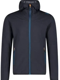 Herren Kapuzensweat MAN HYBRID JACKET FIX HOOD, ANTRACITE-REEF, 50