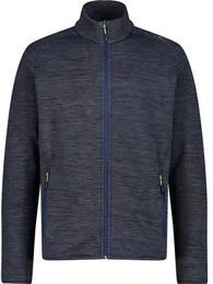 Herren Unterjacke, BLUE MEL.-LIMEGREEN, 50