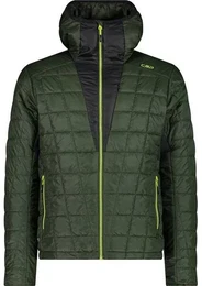 Herren Jacke MAN JACKET FIX HOOD, OIL GREEN, 48