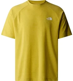 Herren Shirt M FOUNDATION S/S TEE, Yellow Silt Light Heather, M