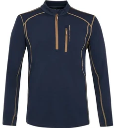 Herren Rolli PRTKURANO 1/4 zip top, Blue Nights, M