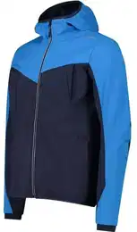 Herren Funktionsjacke MAN JACKET FIX HOOD, B.BLUE-RIVER, 48