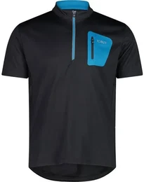 Herren Shirt MAN FREEBIKE T-SHIRT, ANTRACITE-DANUBE, 48