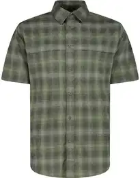 Herren Hemd MAN SHIRT, SALVIA-ANTRACITE, 46