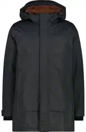 Herren Jacke MAN PARKA FIX HOOD, ANTRACITE, 56