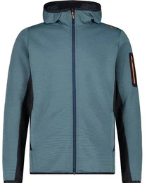 Herren Kapuzensweat MAN JACKET FIX HOOD, HYDRO, 50