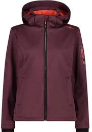 Damen Funktionsjacke, BURGUNDY MEL., 46