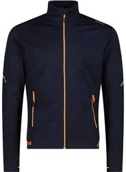 CMP Funktionsjacke MAN JACKET HYBRID SCHWARZ/BLAU