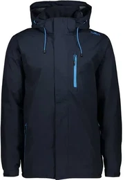 Herren Regenjacke, BLACK BLUE, 52