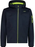 CMP Funktionsjacke MAN JACKET ZIP HOOD B.BLUE-LIME