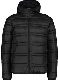 Herren Jacke MAN JACKET SNAPS HOOD, NERO, 52