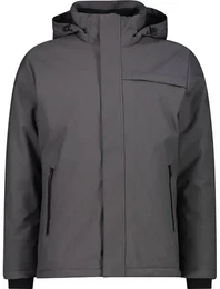 Herren Jacke MAN LONG JACKET SNAPS HOOD, DUST, 56