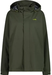 Herren Regenjacke MAN JACKET SNAPS HOOD, OIL GREEN, 58