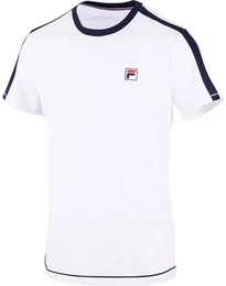 Herren Shirt T-Shirt Elias, white / navy, 56