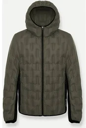 Herren Jacke M. DOWN SKI JACKET, FOREST-BLACK, 52