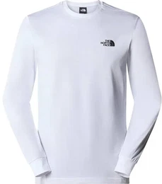 Herren Shirt M L/S REDBOX TEE, TNF WHITE, S