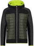 CMP Herren Hybrid Fleecejacke MAN JACKET FIX HOOD piombo