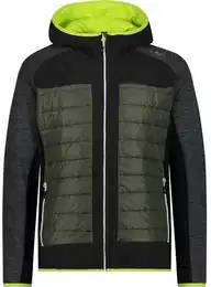 Herren Kapuzensweat MAN JACKET FIX HOOD, PIOMBO MEL., 48