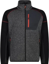 Herren Unterjacke MAN JACKET, GREY-NERO, 56