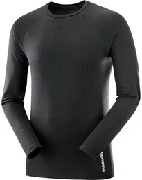 Herren SENSE LS TEE M DEEP BLACK, DEEP BLACK/, M