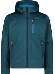 Herren Funktionsjacke Kapuzen Softshelljacke, DEEP LAKE MEL. M923, 56