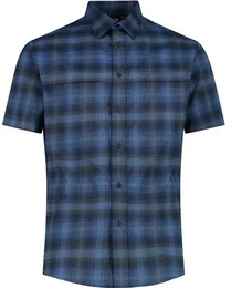 Herren Hemd MAN SHIRT, LIGHT BLUE-ANTRACITE, 56