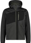 CMP Herren Funktionsjacke MAN JACKET ZIP HOOD Nero Mel.