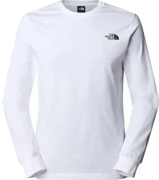 Herren Shirt M L/S EASY TEE, TNF WHITE, M