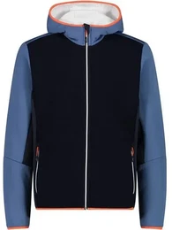 Herren Kapuzensweat MAN JACKET FIX HOOD, BLUESTONE, 54