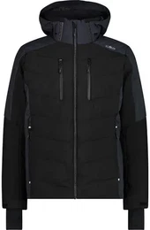 Herren Jacke MAN JACKET ZIP HOOD, NERO, 58