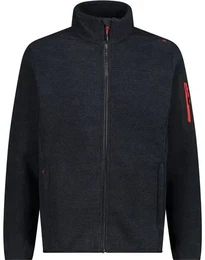 Herren Unterjacke MAN JACKET, TITANIO-NERO 02UM, 60